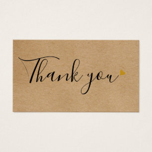 Elegant Rustic Gold Heart Script Gift Certificate