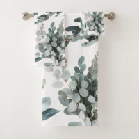 Elegant Rustic Green Eucalyptus Leaves