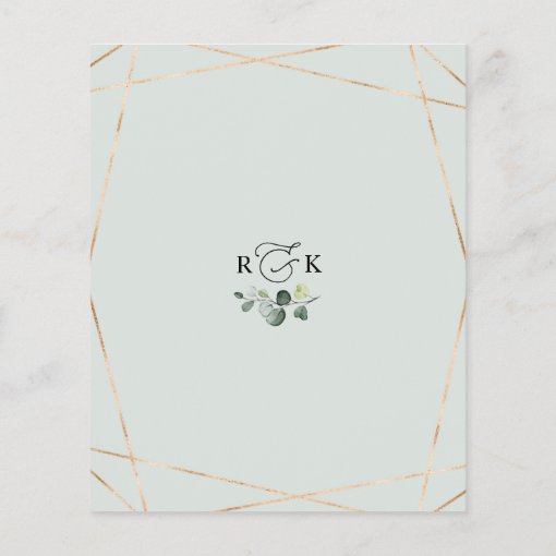 Elegant Rustic Greenery Gold Wedding Invitation | Zazzle