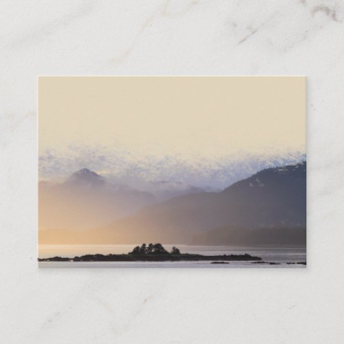 Elegant Rustic Mountains Add Your Text Business Card