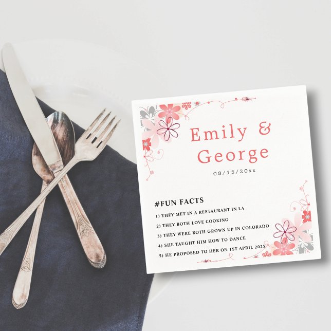 Elegant Rustic Pink Roses Summer Floral Wedding Napkins (Creator Uploaded)