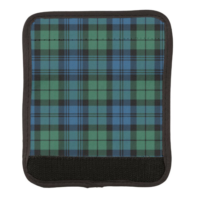 Elegant Rustic Plaid Campbell Tartan Luggage Handle Wrap (Front)