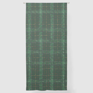 Elegant Rustic Plaid Checkered Walsh Tartan Sheer Curtains
