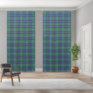 Elegant Rustic Plaid Country Checkered Tartan Blackout Curtains