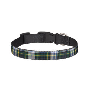 Elegant Rustic Plaid Gordon Tartan Pet Collar