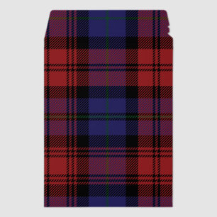 Elegant Rustic Plaid MacLachlan Tartan Envelope Mailers