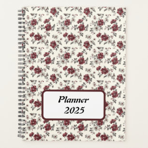Elegant Rustic Stylish Chic Romantic Floral Planner
