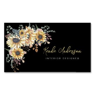 Elegant Rustic Sunflowers Eucalyptus