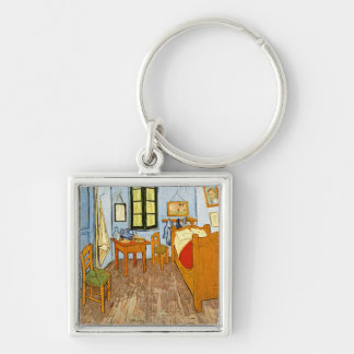 Elegant Rustic Vincent Van Gogh - Bedroom at Arles Keychain