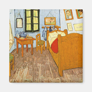 Elegant Rustic Vincent Van Gogh - Bedroom at Arles Magnet