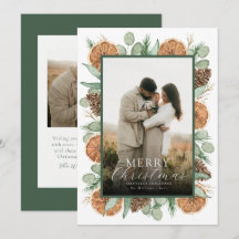 Elegant Rustic Watercolor Dried Greenery 2 Photo