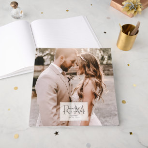 Elegant Rustic Wedding Photo Guest Book
