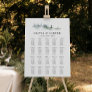 Elegant Rustic Woodland Wedding Seating Chart