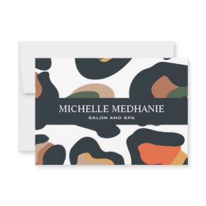 Elegant Safari Animal Skin Leopard Gift Card