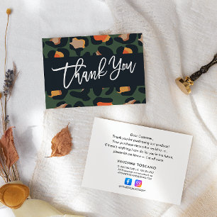 Elegant Safari Thank you for your purchase Enclosure Card