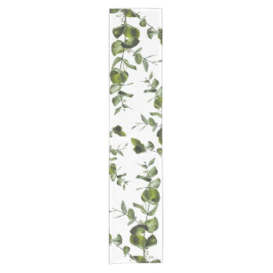 Elegant Sage Eucalyptus Greenery Table Runner