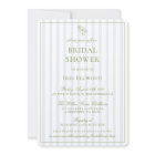 Elegant Sage Green & Blue Bridal Shower