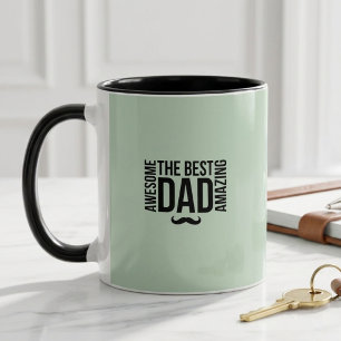 Elegant sage green dad cup
