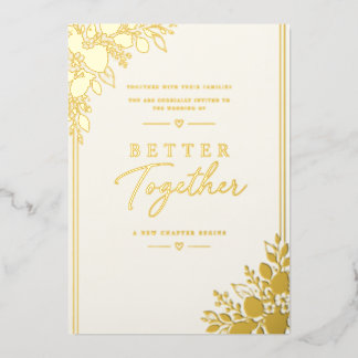 Elegant Sage Green Eucalyptus Wedding Invitation T Foil Invitation