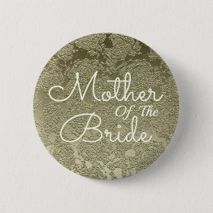 Elegant Sage Green Ivory Mother Of The Bride Button