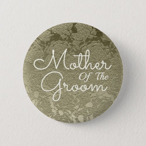 Elegant Sage Green Ivory Mother Of The Groom Button