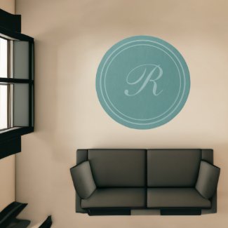 Elegant Sage Green Monogram