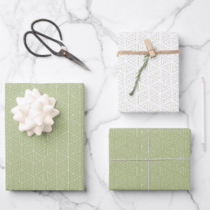 Elegant Sage green simple and minimal gift Wrapping Paper Sheets