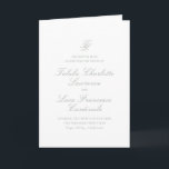Elegant Sage Green Traditional Wedding Program<br><div class="desc">Classic style wedding programs featuring a simple and timeless design with elegant script and traditional serif fonts.</div>