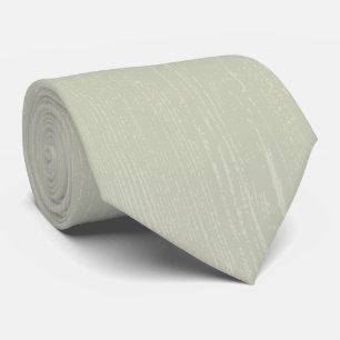 Elegant Sage Green Wood Grain Neck Tie