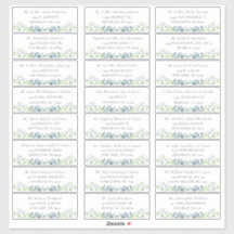 Elegant Sage Greenery Guest Address Labels