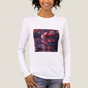 Elegant Sakura Blossom Phone Case – Dreamy Japanes Tri-Blend Shirt