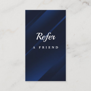 Elegant Salon & Spa Referral Card