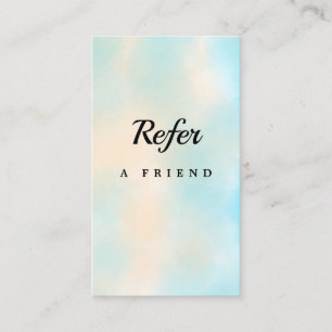 Elegant Salon & Spa Referral Card