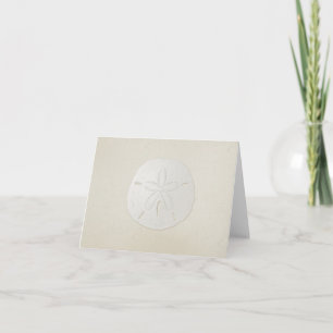 Elegant Sand Dollar Blank Note Card