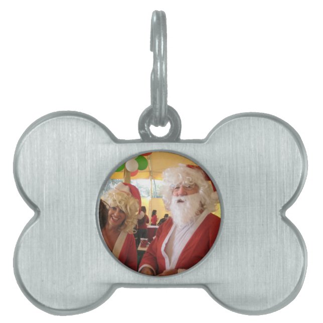 Elegant Santa Collection. Pet Tag (Front)