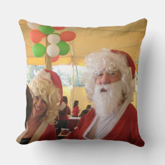 Elegant Santa Collection. Throw Pillow