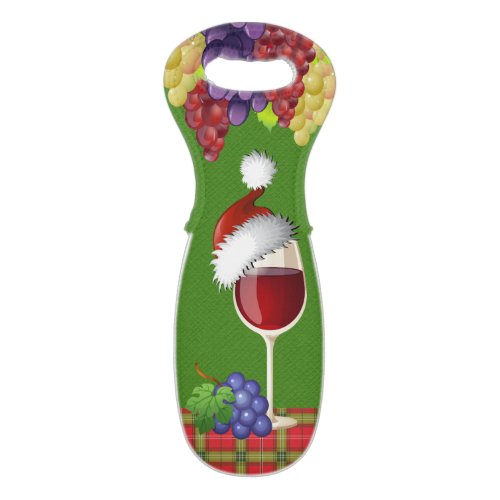 Elegant Santa Wine Tote