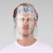 Elegant Sapphire Sparkle Diamond Tiara Face Shield (Insitu)
