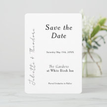 Elegant Save the Date