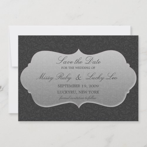 Elegant Save the Date Announcement