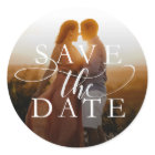 Elegant save the date envelope seal
