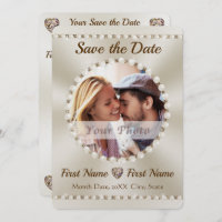 Elegant Save the Date Invitations, Customizable