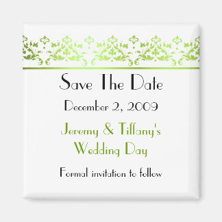 Elegant Save the Date Magnet
