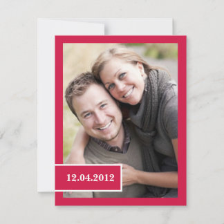 Elegant Save the Date Photo Announcement