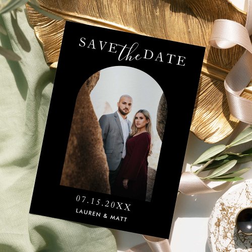 Elegant Save the Date Photo Arch Frame Simple