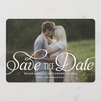 Elegant Save The Date | Photo Card by antiquechandelier at Zazzle