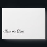 Elegant Save the Date Return Address Wedding Envelope<br><div class="desc">Add a touch of elegance to your save the date with this beautiful return address envelope.</div>