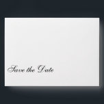 Elegant Save the Date Return Address Wedding Envelope<br><div class="desc">Add a touch of elegance to your save the date with this beautiful return address envelope.</div>