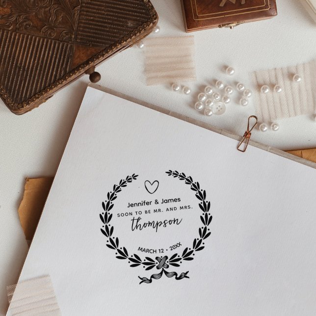 Elegant Save the Date   Rubber Stamp (Creator Uploaded)