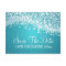 Elegant Save The Date Sparkling Wave Blue